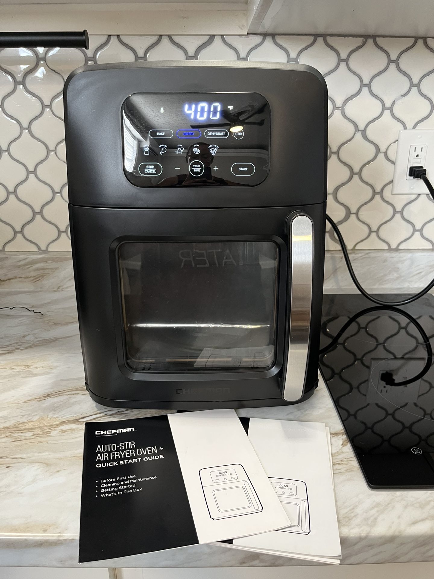Chefman Air Fryer-It’s Clean It’s Just Stained Inside.