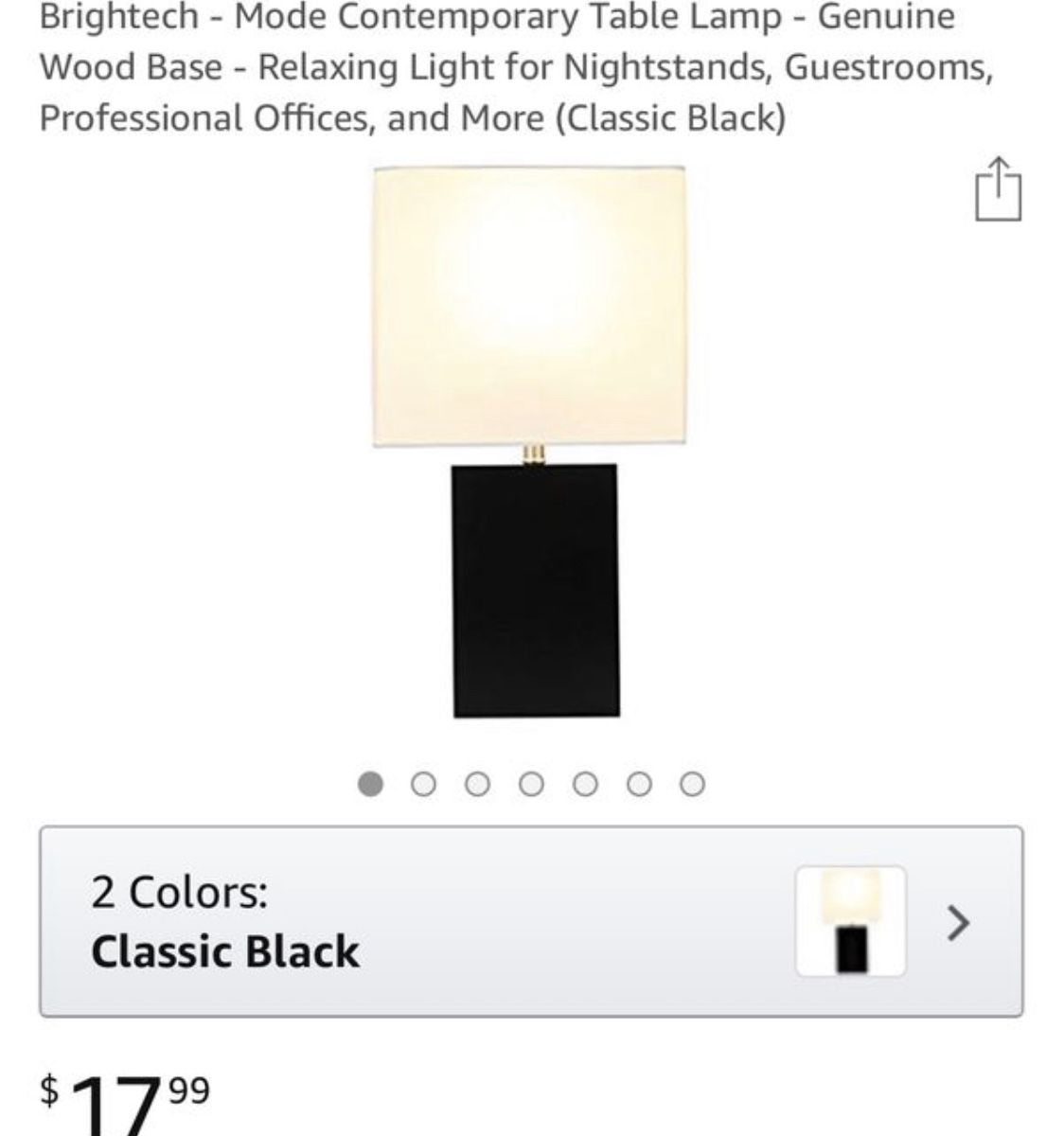 MODERN Table Lamp *NEW* Unopened Box *Bed Lamp *Nightstand