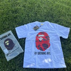 White And Red Bape Shirt