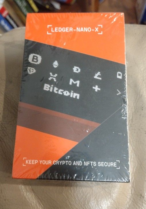 Ledger NanoX Bitcoin Wallet USB BTC ETH NFT Storage for Sale in