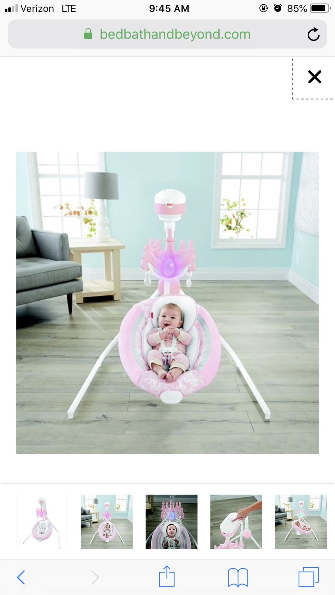 Fisher price cradle n swing pearl chandelier 2025