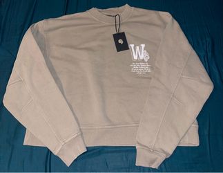 Darc Sport Marked Box Cut Cornell Crewneck Taupe Size M Medium 691 of 1000 NWT