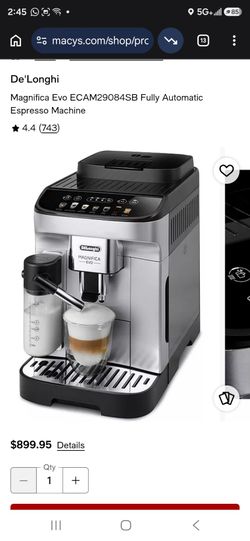 De'Longhi Magnifica Evo Fully Automatic Espresso Machine with LatteCrema System