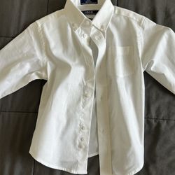 Boys White Button Up