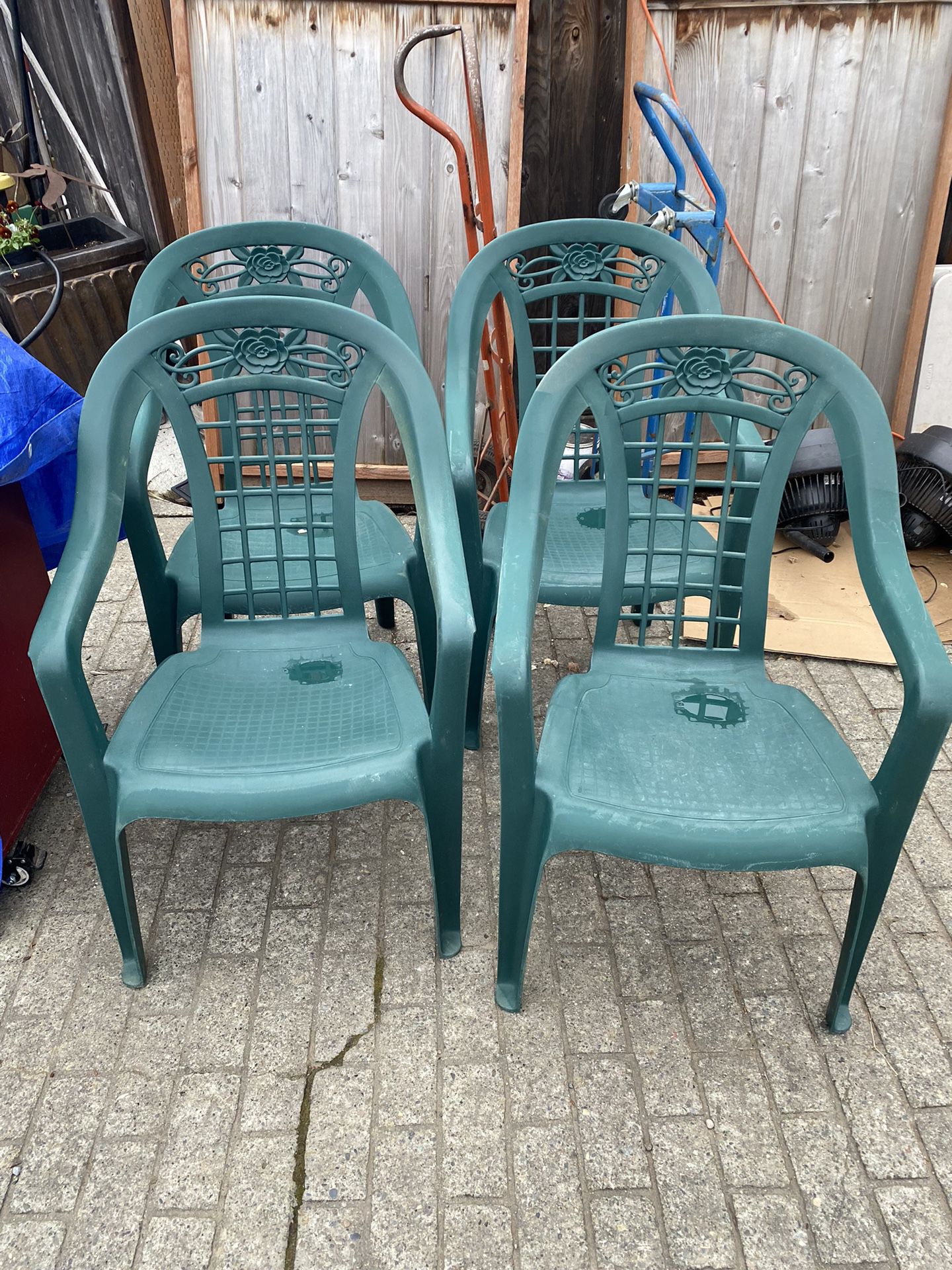 Sturdy Plastic Chairs $10 Each 