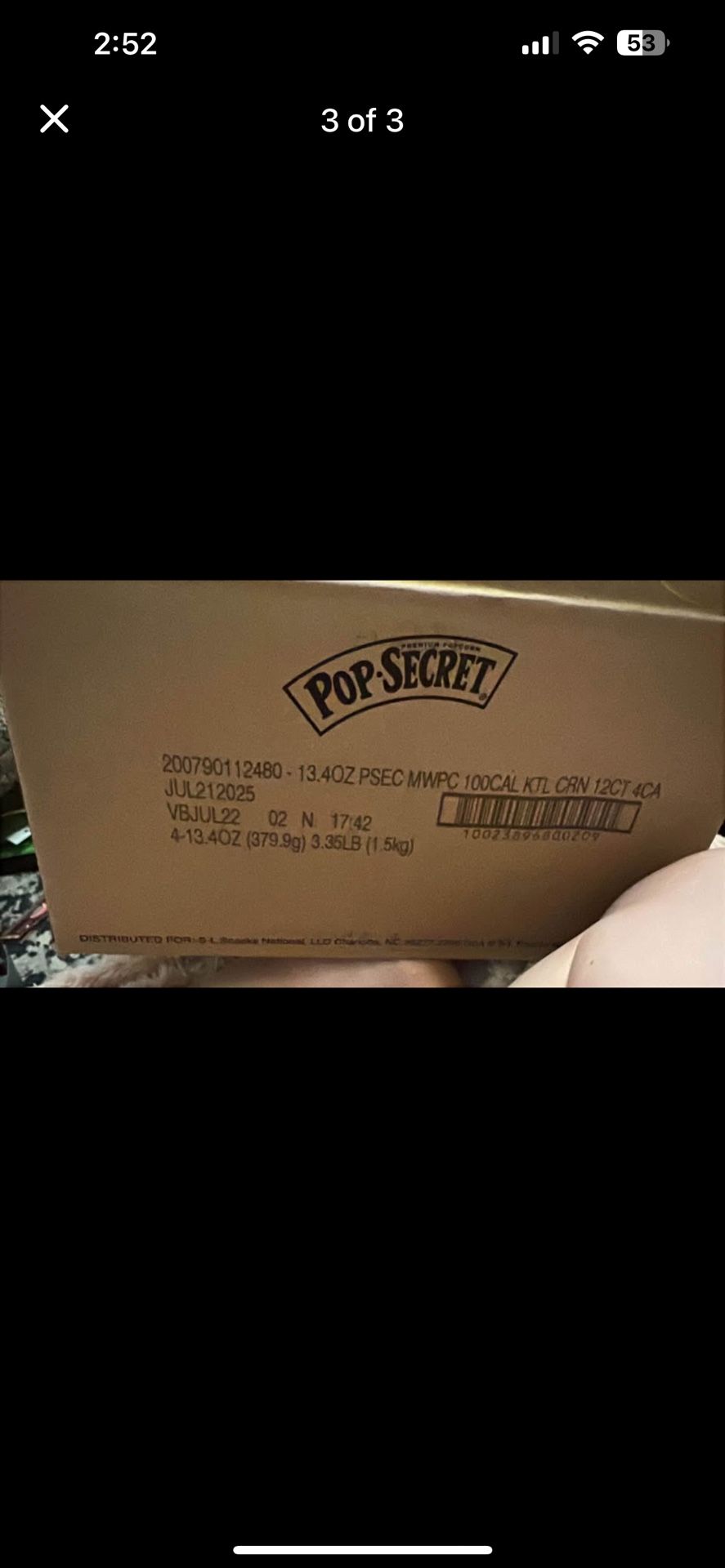 Pop Secret Popcorn