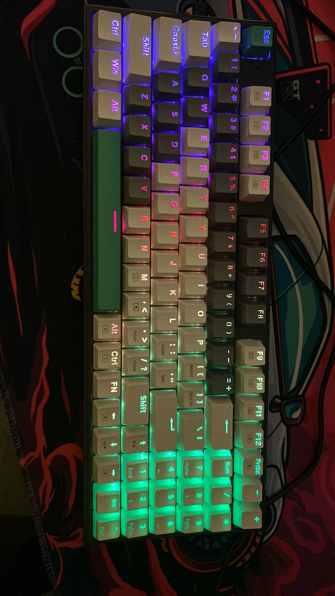  Budget K500-B94 RGB KEYBOARD BROWN SWITCH