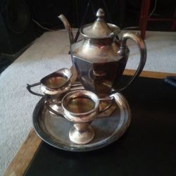 Silver Plated Tea Set 