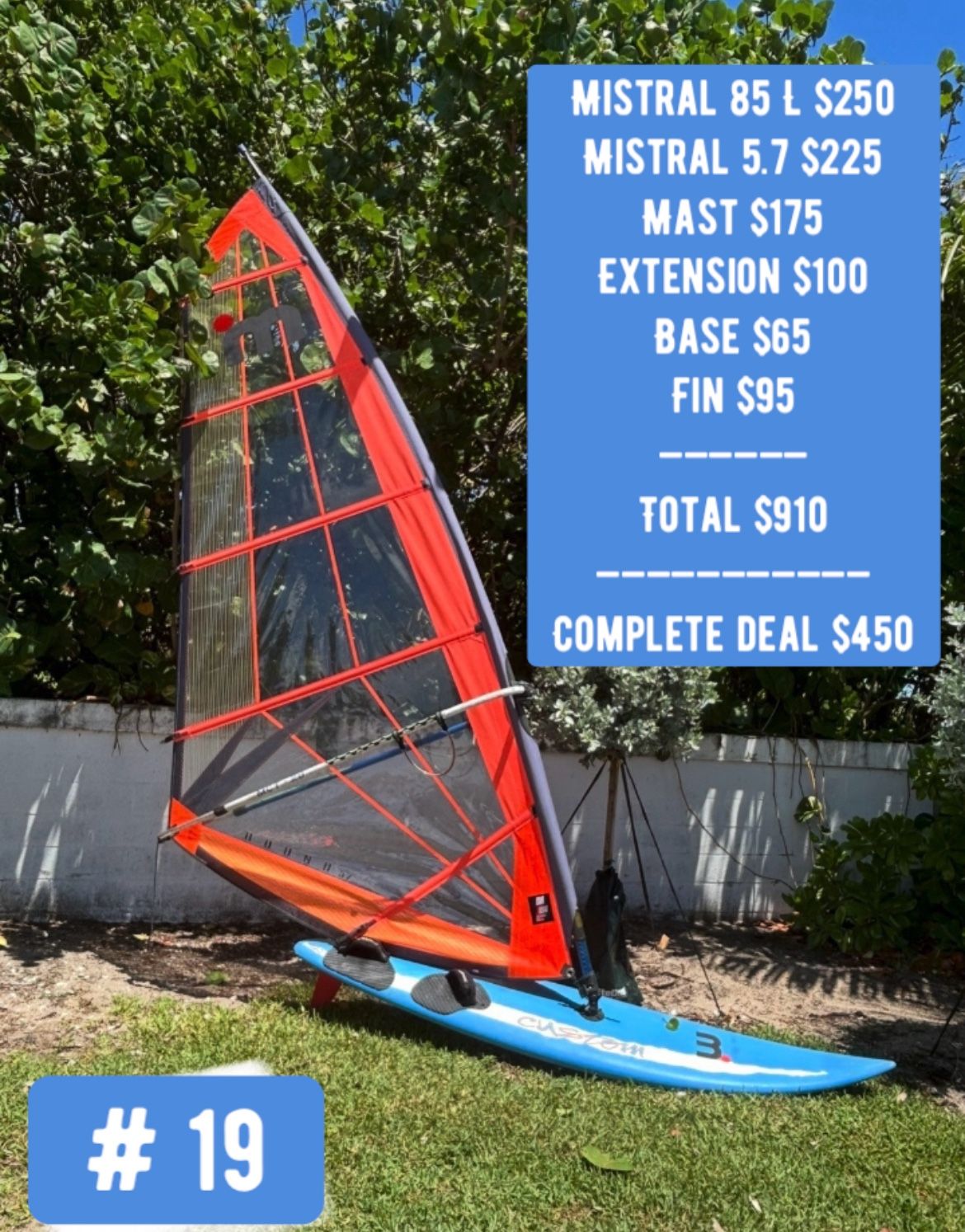 Windsurfing Complete Rig