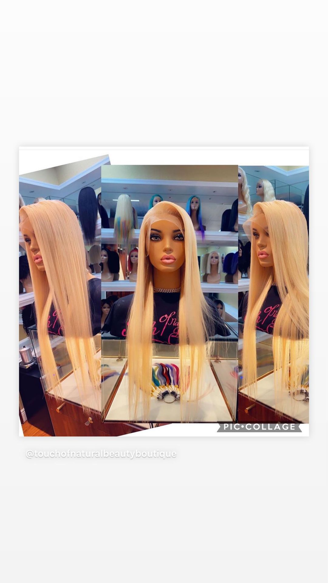 30” Blonde Lace Wig 