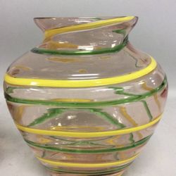 Vintage Art Glass Vase 