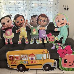 Cocomelon  Friends Party Props 