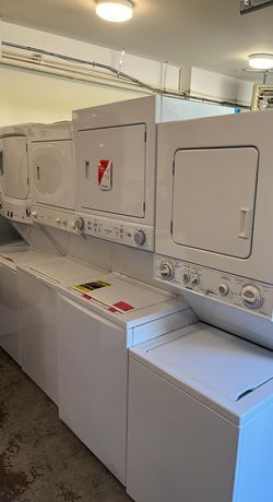 Frigidaire Laundry Center – Top Load Washer + Electric Dryer, 27"