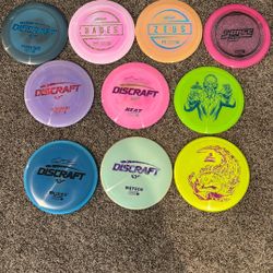 Discraft Disc Golf Disc Lot - 7 Drivers + 3 Mid Range