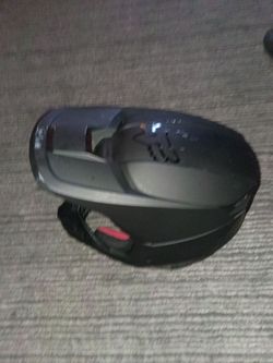 Fox black matte moto helmet size medium