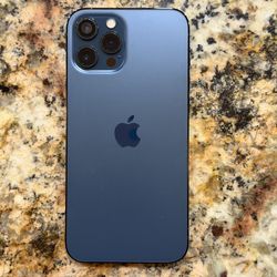 iPhone 12 Pro Max ‘Pacific Blue’ Unlocked For Any Company · 256GB