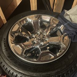20 Inch Rims with Brand New Highway Terrain Tires 