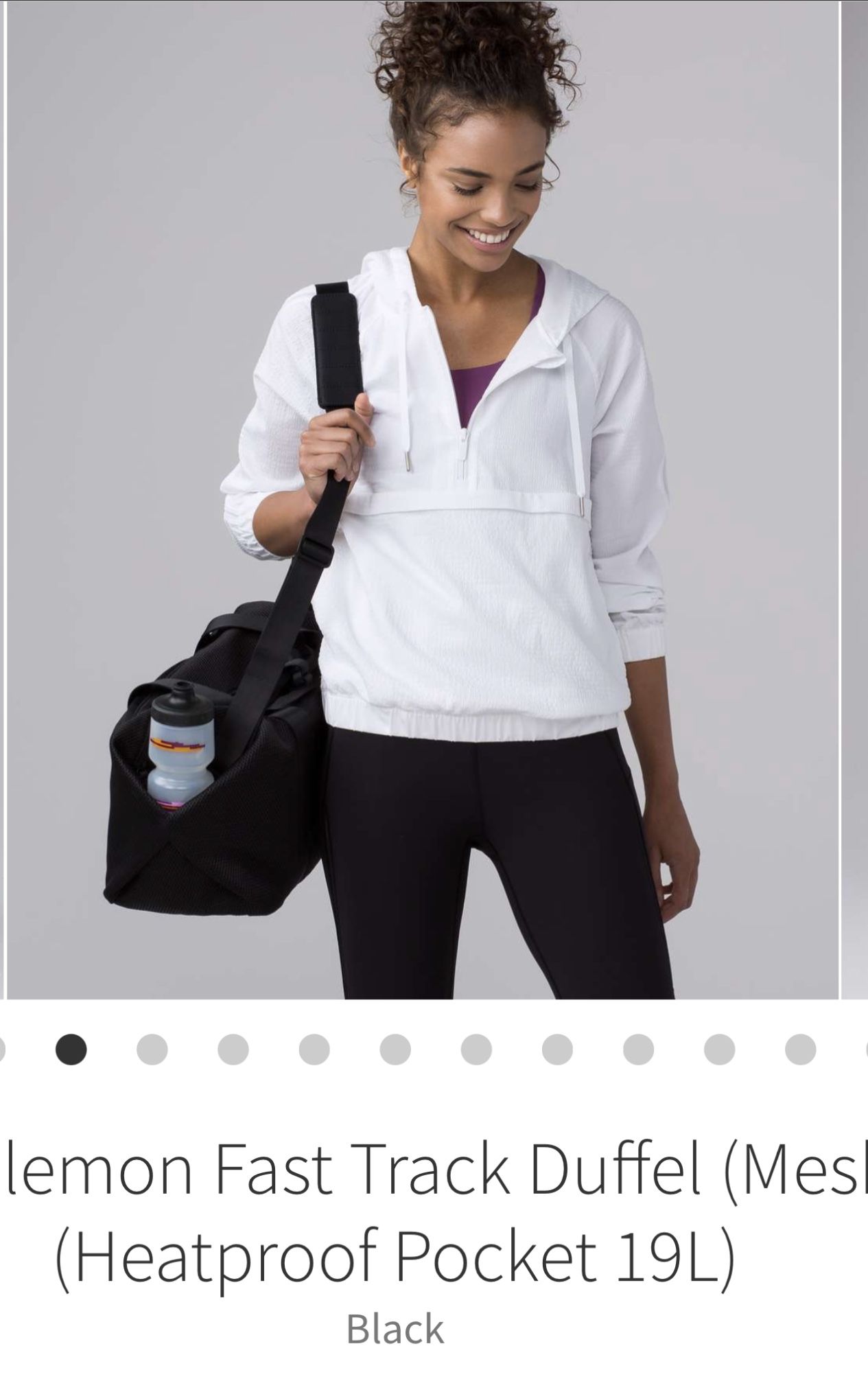 LULULEMON Fast Track Duffel Bag Mesh