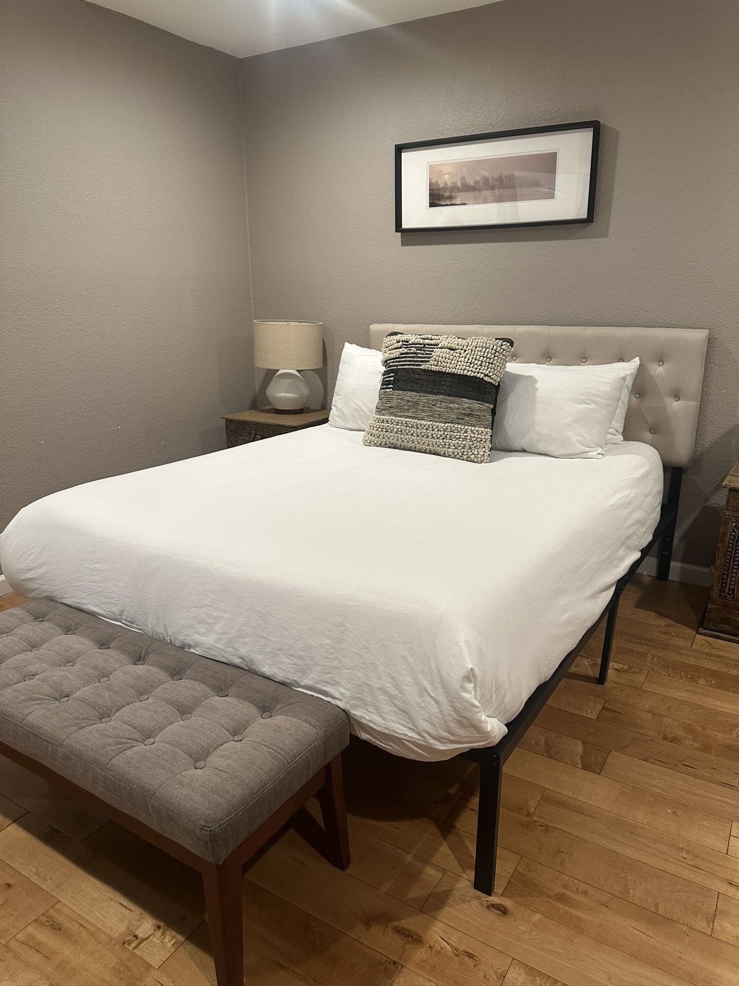 Queen Bed Frame With Headboard