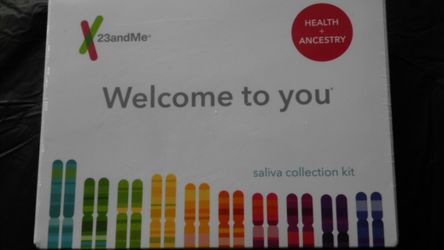 23 and Me ancestory AND health kit 50% off