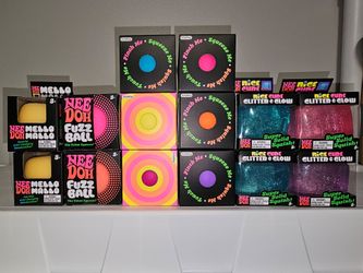 Needoh SQUISHY Squeezy VIRAL Toys NEE DOH Schylling STRESS Fidget