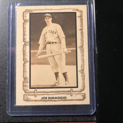 Joe DiMaggio 1980 Baseball Legends Card