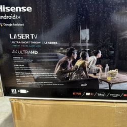 Hisense smart laser tv 100"