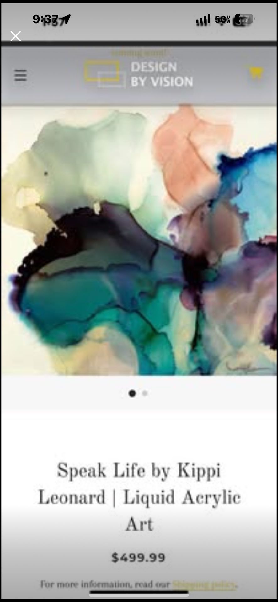 Liquid Acrylie Art Painting