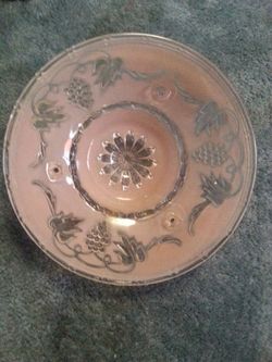 Antique Pink Glass Light Shade