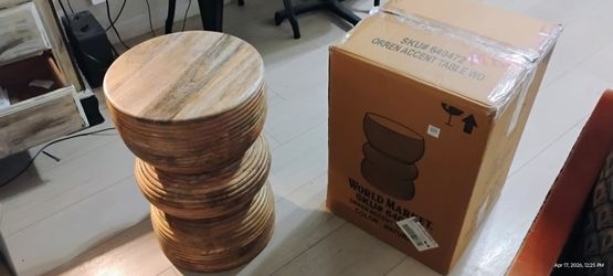 Orren Wood Accent Table