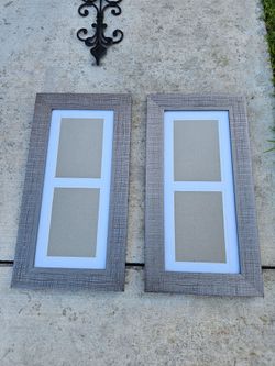 Two picture frames