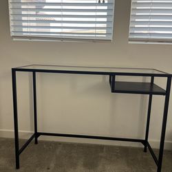 Ikea Vanity with Glass Top