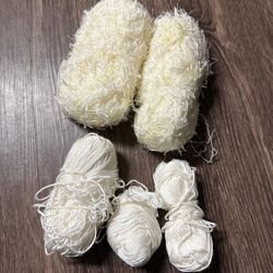 Cotton yarn skeins lot