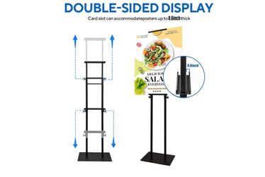 Floor Poster Board Stand, Double-Sided for Board & Foam Sign Display Stand, Poster Holder