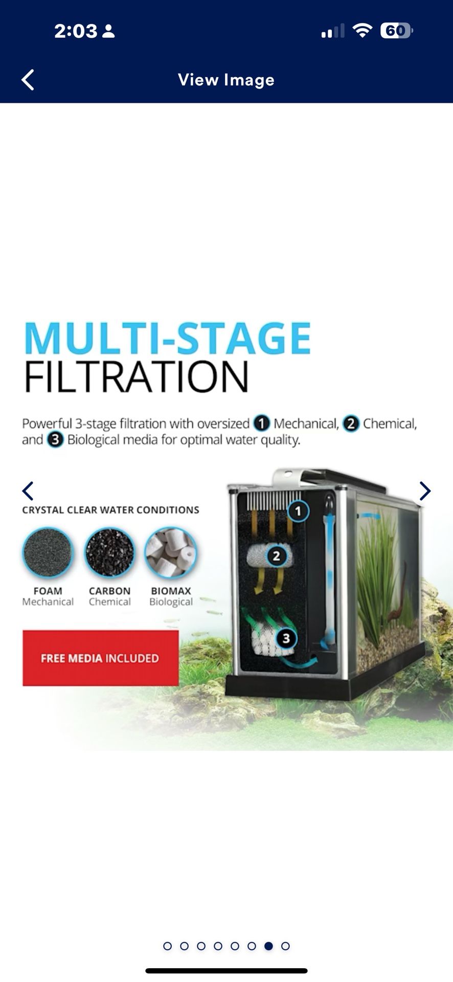 Fluval Spec 5 Gal Tank 