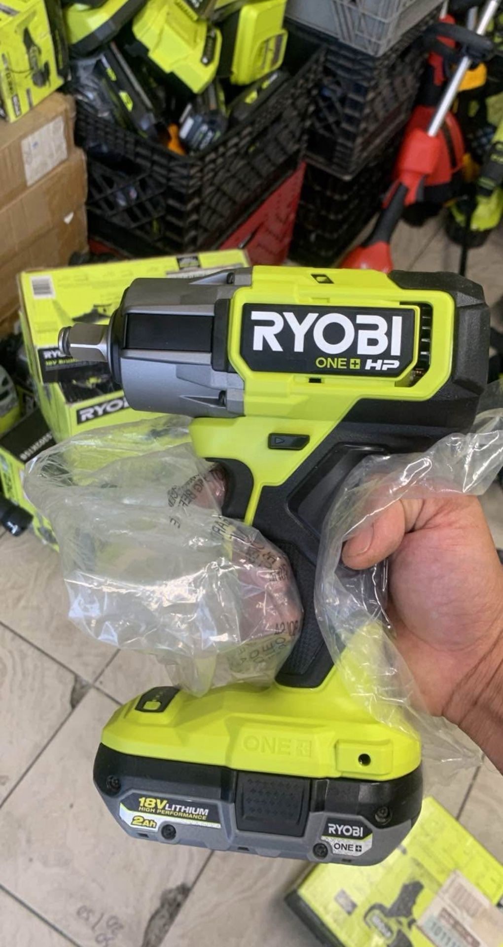 Ryobi 18v Hp 1/2 Impact Wrench With Battery