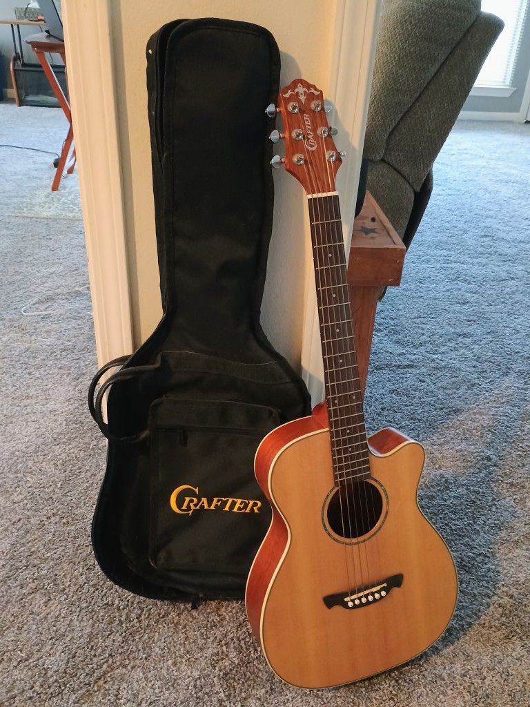 Crafter Solid Spruce Top Acoustic Guitar