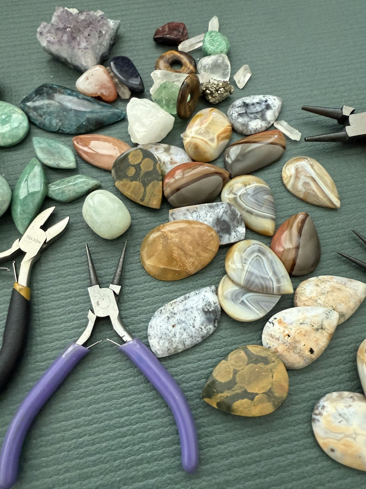 Jewelry Pliers + Crystal Cabochons