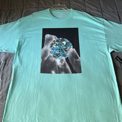 Diamond Supply Co Blue Logo Tee