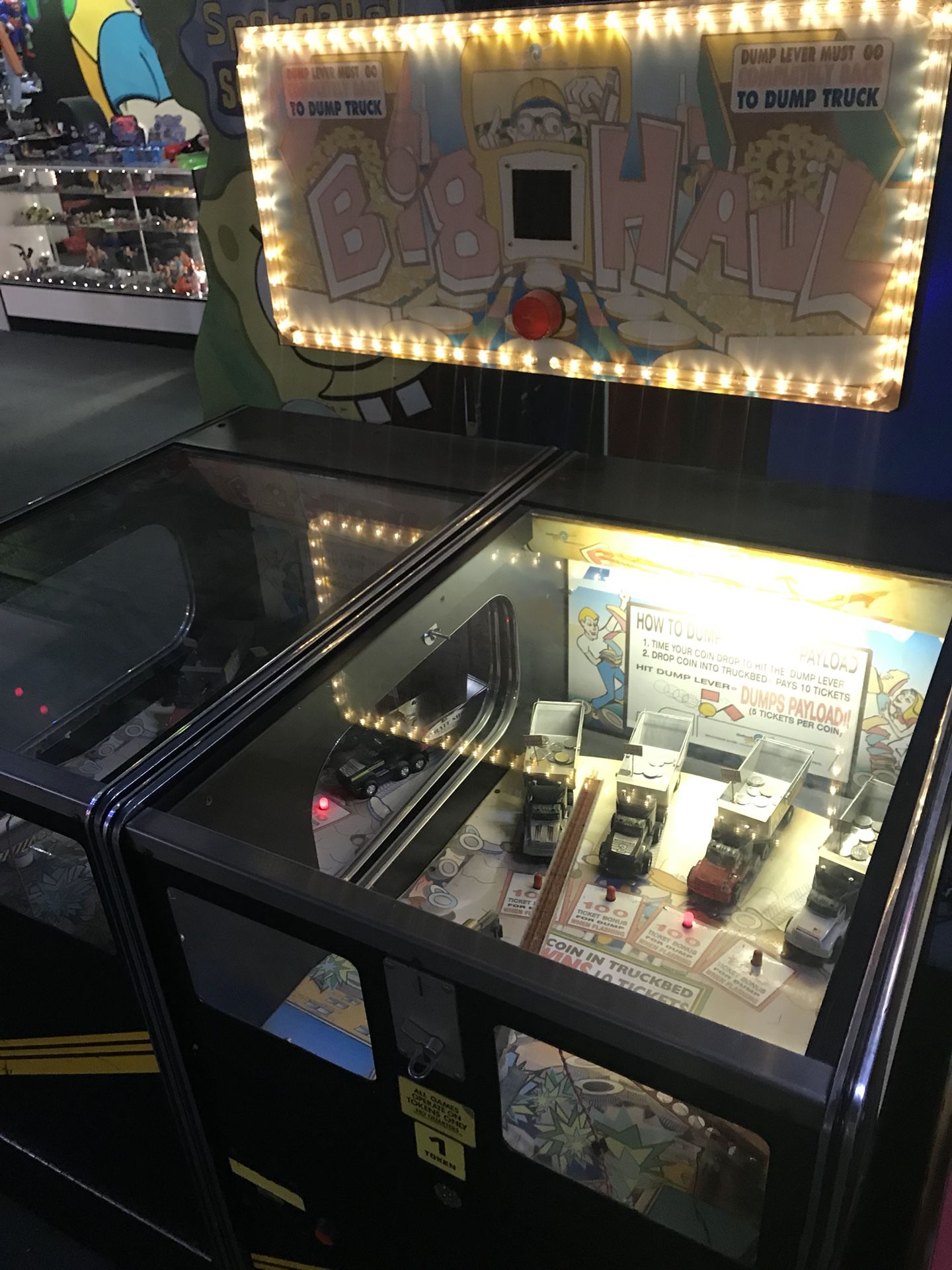 Big haul redemption arcade game