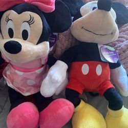 Minnie And Mickey Plush 