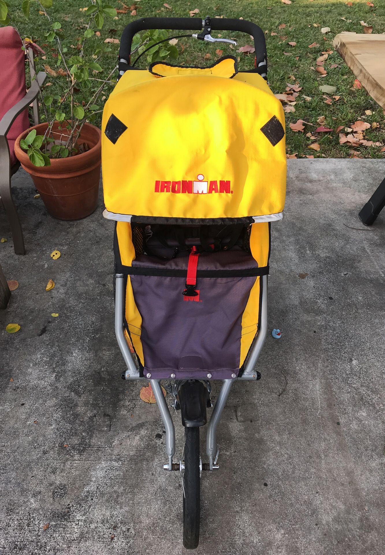 Bob Strollers Ironman Jogging Stroller yellow joggers