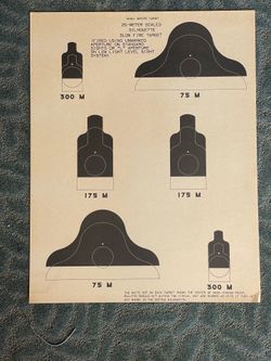 Shooting targets – heavy paper stock – over 500