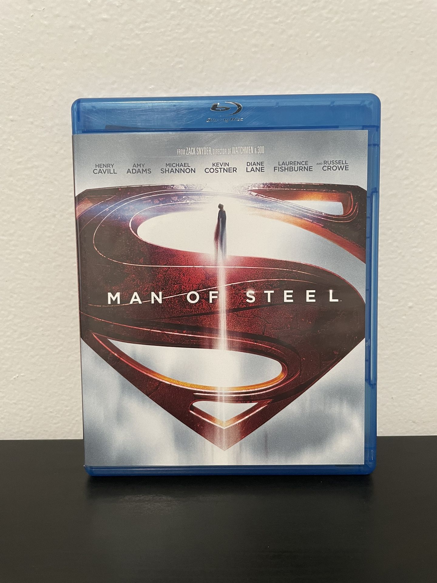 Man Of Steel Blu-Ray DVD 3 Disc Combo Superman Henry Cavill DC Comics 2013