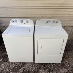 Washer And Dryer Set Whirlpool High Efficiency Both Works Perfectly 
