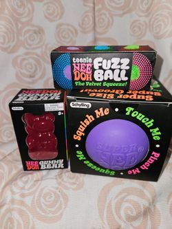 Schylling Nee Doh Stress Toy Bundle (3 Items)