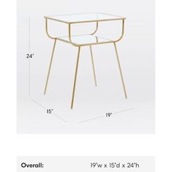 Curved Terrace Nightstand 