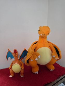 ​Pokémon Charizard Lot: 12" Soft Plush Toy & Light-Up Electronic Action Figure (
