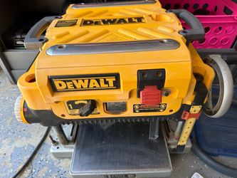 Dewalt 13" planer