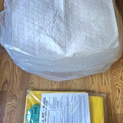 Box Of 100, Oil Absorbent Mat Kit, 20"x 16"
